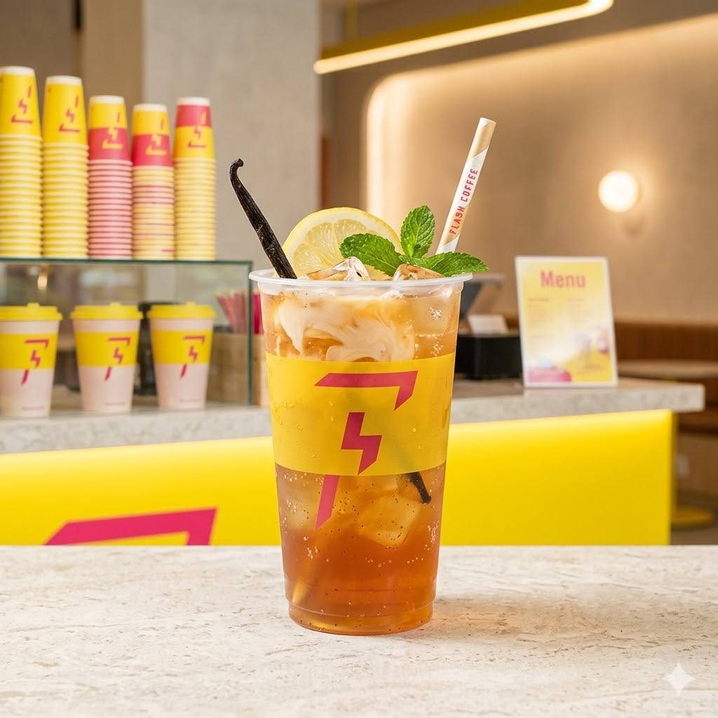 Vanilla Ice Tea Flash Coffee